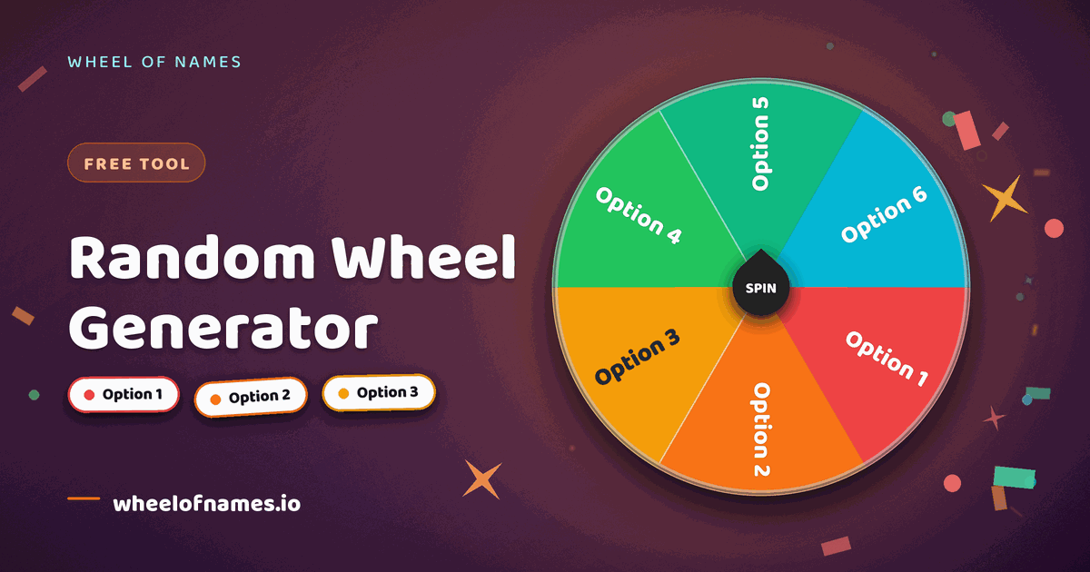 Random Wheel Generator | Make a Custom Spinning Wheel